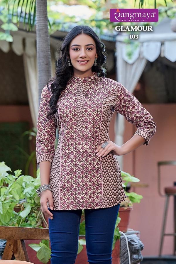 Rangmaya Glamour Cotton Ladies Top Collection